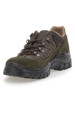 Scarpe da trekking verde militare con suola carrarmato Track down 13358S34