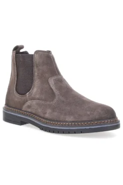 Scarpe da uomo marroni in vera pelle con zip Pittarello Eco 252520020