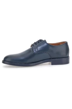 Scarpe eleganti blu stringate in vera pelle Pittarello 600