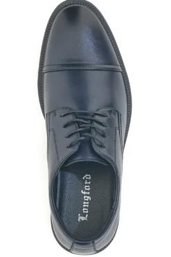 Scarpe eleganti blu stringate Longford 9010