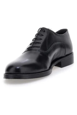 Scarpe eleganti nere con finitura lucida Made in Italy Pittarello 7700