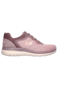 Scarpe lavanda leggere in mesh con Memory Foam Skechers Bountiful Quick Path