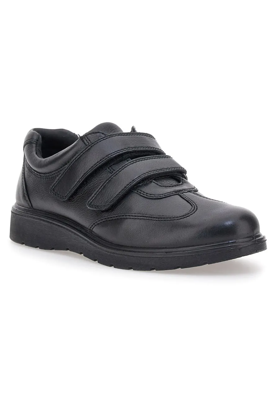 Scarpe nere con doppio strappo Claremorris 20116744