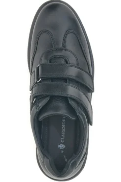 Scarpe nere con doppio strappo Claremorris 20116744