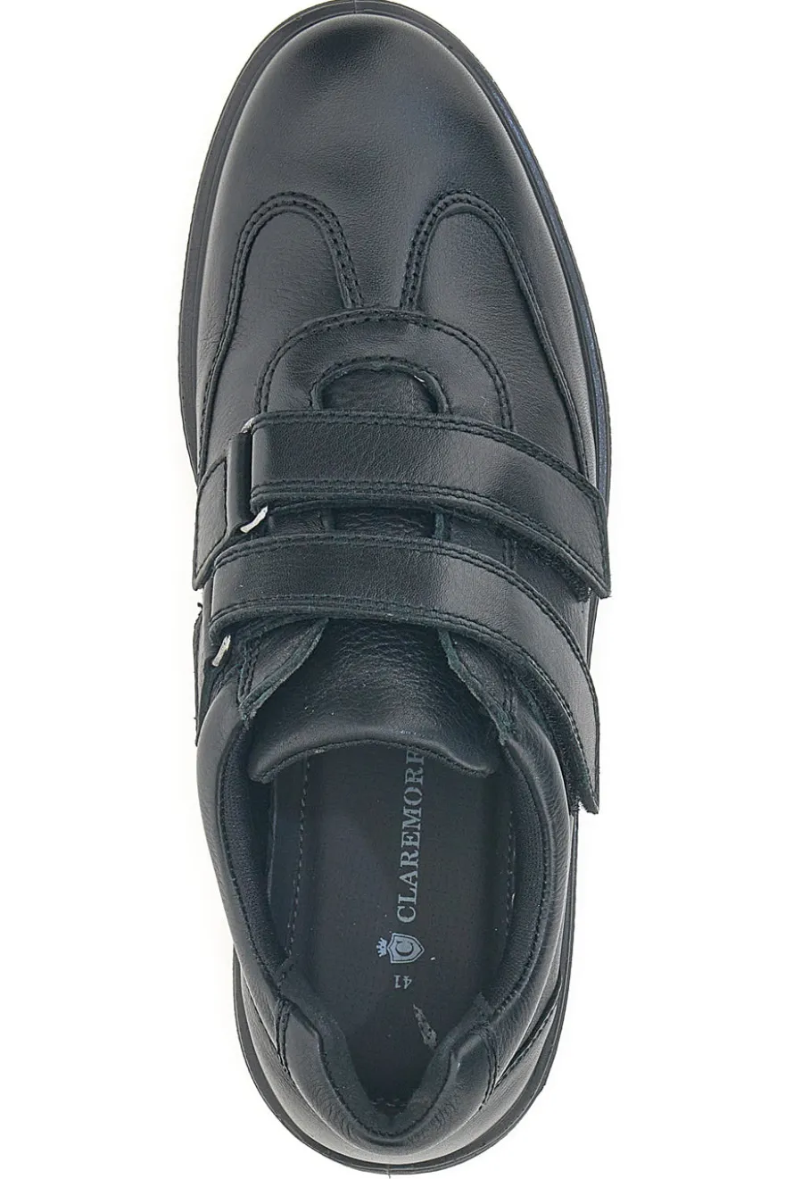 Scarpe nere con doppio strappo Claremorris 20116744