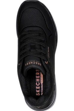 Scarpe nere con zeppa e suola Air Skechers Million Air Elevated Air