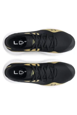 Scarpe nere e oro con suola ammortizzata Under Armour 3027646 001