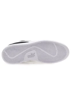 Scarpe nere in pelle con logo laterale Puma Smash 3