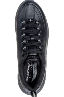 Scarpe nere in pelle con supporto plantare Skechers ARCH FIT 2.0 STAR BOUND