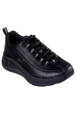 Scarpe nere in pelle con supporto plantare Skechers ARCH FIT 2.0 STAR BOUND