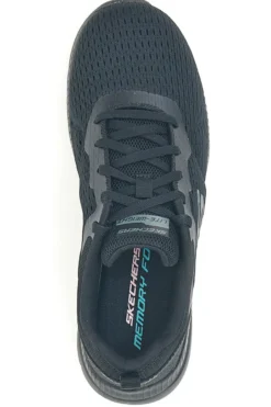 Scarpe nere leggere in mesh con Memory Foam Skechers Bountiful Quick Path