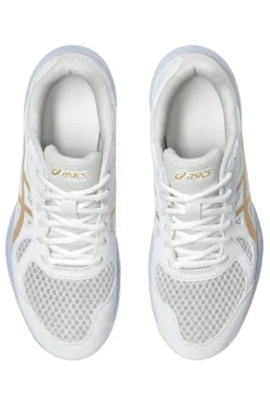 Scarpe pallavolo indoor bianche traspiranti e ammortizzate Asics UPCOURT 6