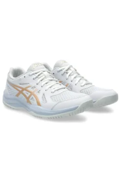 Scarpe pallavolo indoor bianche traspiranti e ammortizzate Asics UPCOURT 6