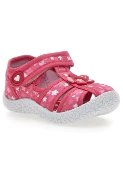 Scarpe rosa con doppio strappo Pitt kids PK2877A
