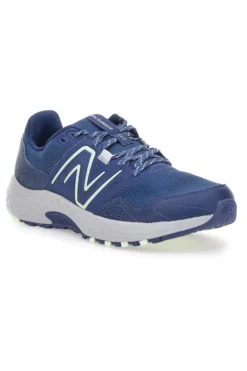 Scarpe running blu in mesh con suola trail New Balance MT410CN8