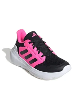 Scarpe running nere con dettagli fucsia Adidas Tensaur Run 3 J