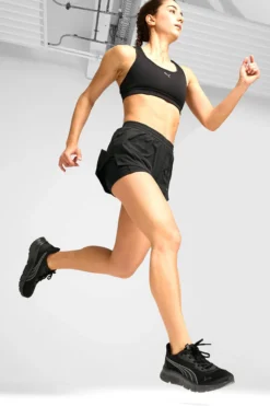 Scarpe running total black leggere Puma FlexFocus Lite Modern