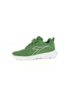 Scarpe running verdi con chiusura a strappo e lacci Diadora Evo Run Ps