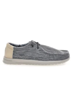 Scarpe slip on grigio in tessuto Route 66 RO41815