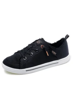 Scarpe slip on nero in canvas Skechers B cute 2.0