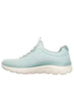 Scarpe slip on verde menta in mesh Skechers Summits plus summer haze