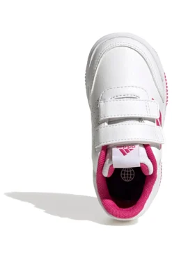 Scarpe sportive bianche con chiusura a strappo Adidas Tensaur Sport 2 CF I