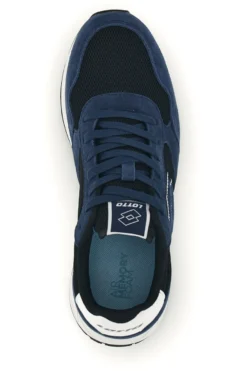 Scarpe sportive blu memory foam traspirante Lotto Trainer 2000 AMF