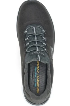 Scarpe sportive grigie slip-on leggere Skechers Summits Itz Bazik