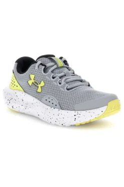 Scarpe sportive grigio giallo mesh traspirante Under armour Surge 4 BGS