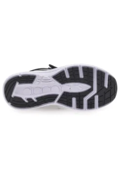 Scarpe sportive nere con dettagli rosa e chiusura a strappo Diadora SNIPE 3 JR