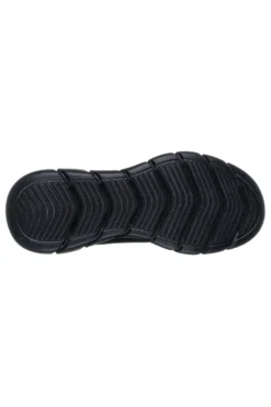 Scarpe sportive nere traspiranti con suola flessibile Skechers Bobs B Flex Icy Edge