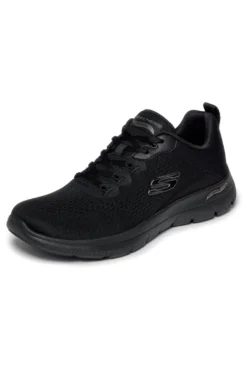 Scarpe sportive nero in mesh Skechers Arch fit summits daily flow
