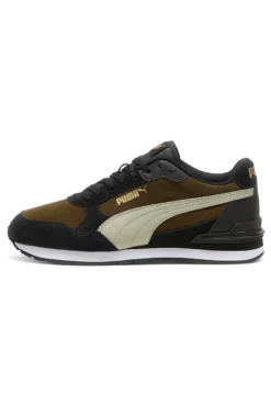 Scarpe sportive verde oliva con dettagli in suede Puma ST RUNNER V4 SD