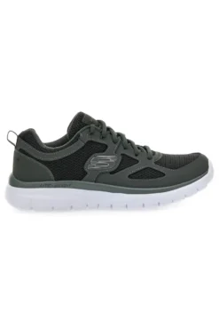 Scarpe sportive verde scuro leggere con Memory Foam Skechers Burns - Agoura