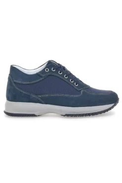Scarpe Stringate Blu In Vera Pelle Made In Italy Jerpoint 620