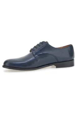Scarpe Stringate Blu In Vera Pelle Made In Italy Pittarello 7720