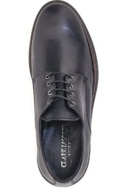 Scarpe Stringate Claremorris 220 Nero Vera Pelle