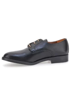 Scarpe Stringate in Pelle Nera Pittarello 0728