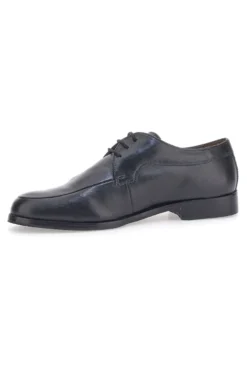 Scarpe Stringate in Vera Pelle Nera Max Dillan 569