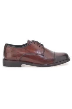 Scarpe Stringate Marroni In Pelle Made in Italy Pittarello Plus PT620