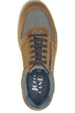 Scarpe Stringate Marroni In Vera Pelle Johes Land SP8002