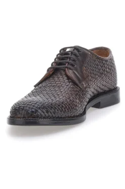 Scarpe Stringate Marroni In Vera Pelle Pittarello Class 2