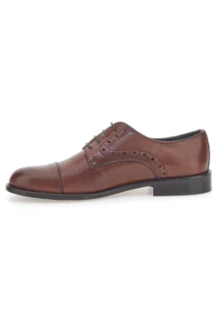 Scarpe Stringate Marroni In Vera Pelle da Uomo Pittarello 7715