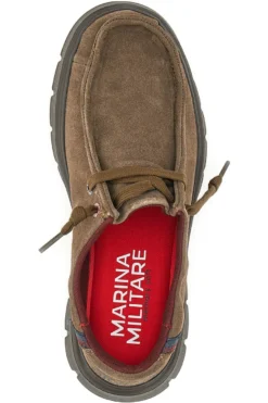Scarpe Stringate Marroni Marina Militare 1717