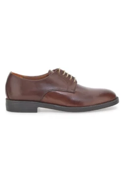 Scarpe Stringate Marroni Vera Pelle Longford 712