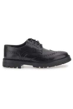 Scarpe Stringate Nere Con Decorazione Duilio Pittarello Focus 2240