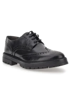 Scarpe Stringate Nere Con Decorazione Duilio Pittarello Focus 2240