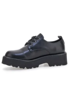 Scarpe stringate nere con suola carrarmato Me & Me 3011