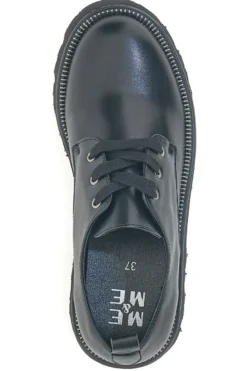 Scarpe stringate nere con suola carrarmato Me & Me 3011