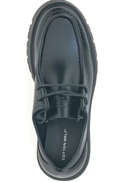 Scarpe Stringate Nere Cotton Belt CBM421P79